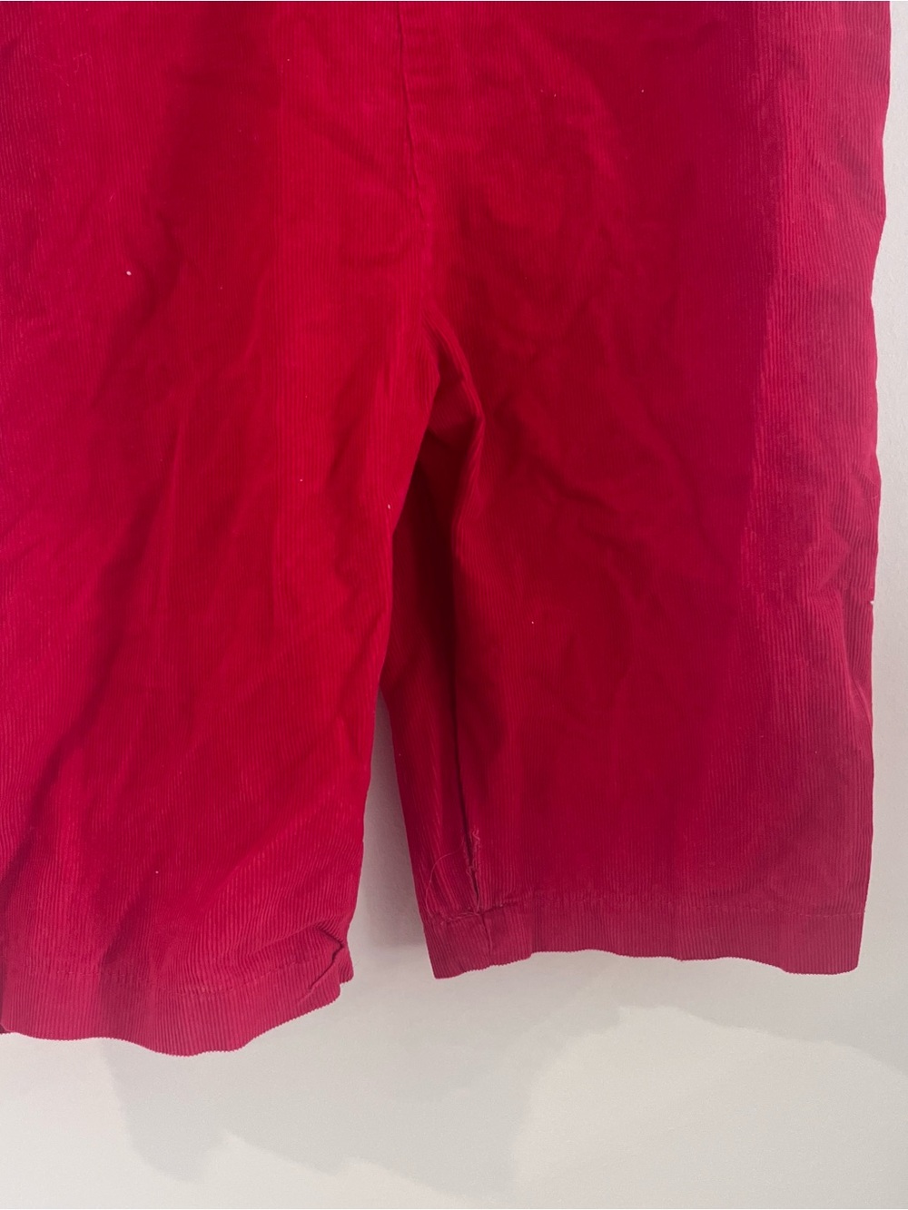 Funtasia Too Toddler Boys Red Corduroy Overalls Appliquéd Truck Made In USA 24m - Picture 3 of 6